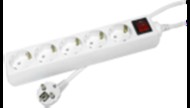 Удлинитель WILLMARK E05-200S (5 розеток, белый, 3G 1.0 х 2м.)